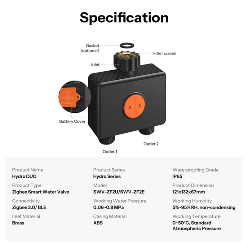 ABXF-Zigbee 3.0 Wifi App-Contr - Timer Dual Outlet ulasan dan harga